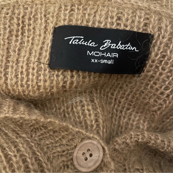 Babaton Tan Ribbed Cardigan - Picture 2 of 7